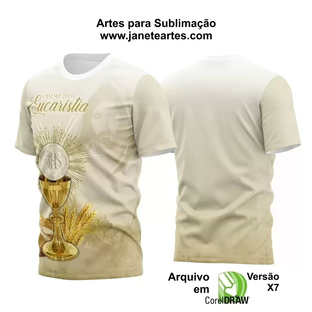  Arte Estampa - Camisa Religião - Eucaristia - 2024 - 2025