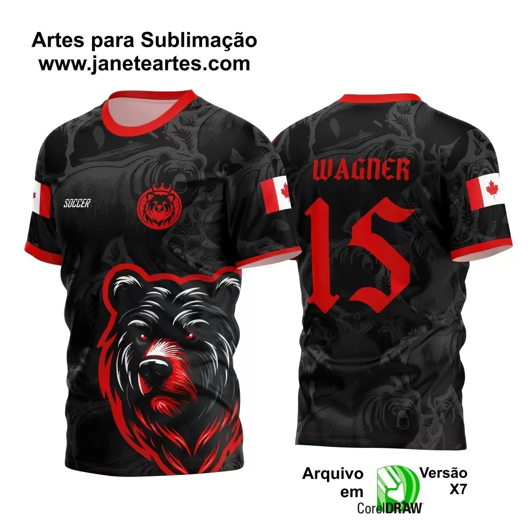  Arte Vetor - Camisa de Interclasse - Urso 2024 - 2025 