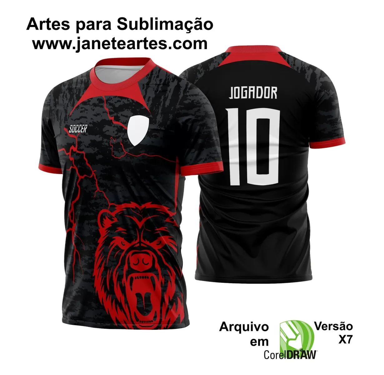  Arte Vetor - Camisa de Interclasse - Urso 2024 - 2025 