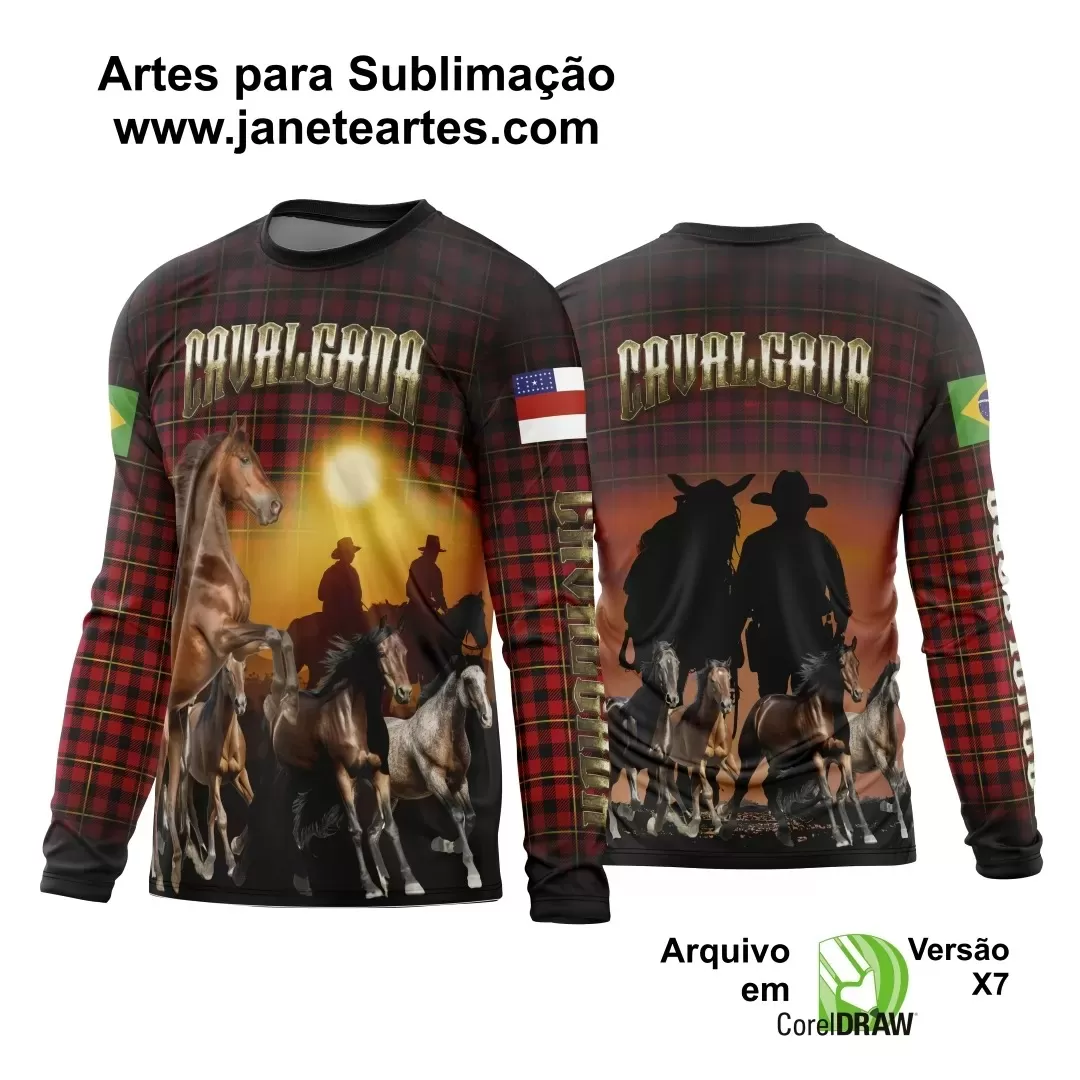 Arte Estampa Camisa 2024 - Rodeio - Cavalgada