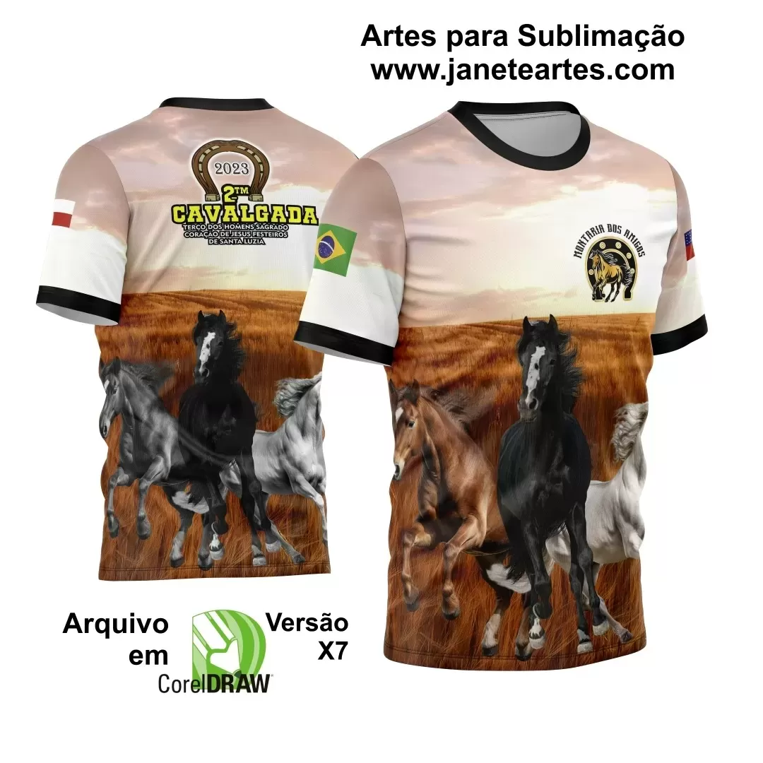 Arte Estampa Camisa 2024 - Rodeio - Cavalgada