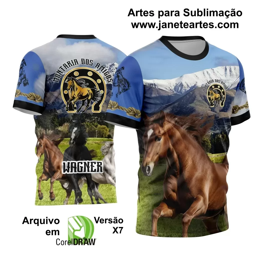 Arte Estampa Camisa 2024 - Rodeio - Cavalgada