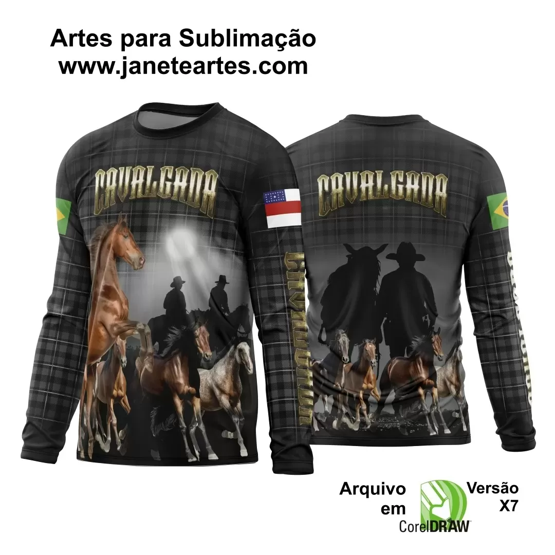 Arte Estampa Camisa 2024 - Rodeio - Cavalgada