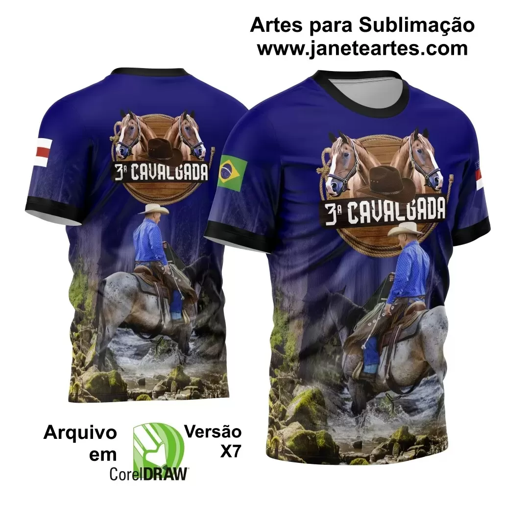 Arte Estampa Camisa 2024 - Rodeio - Cavalgada