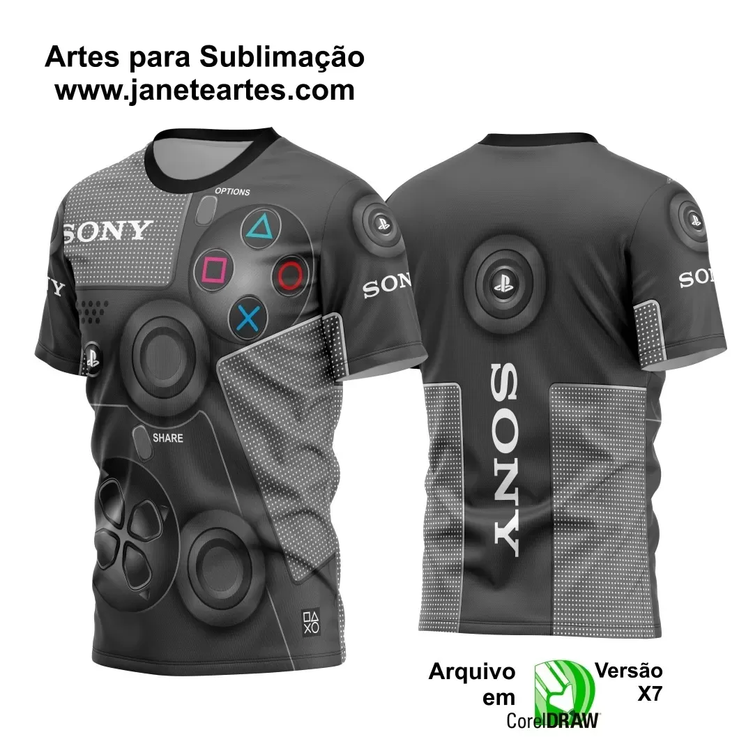 Arte Estampa - Camisa Cinza - Game 2024 - 2025