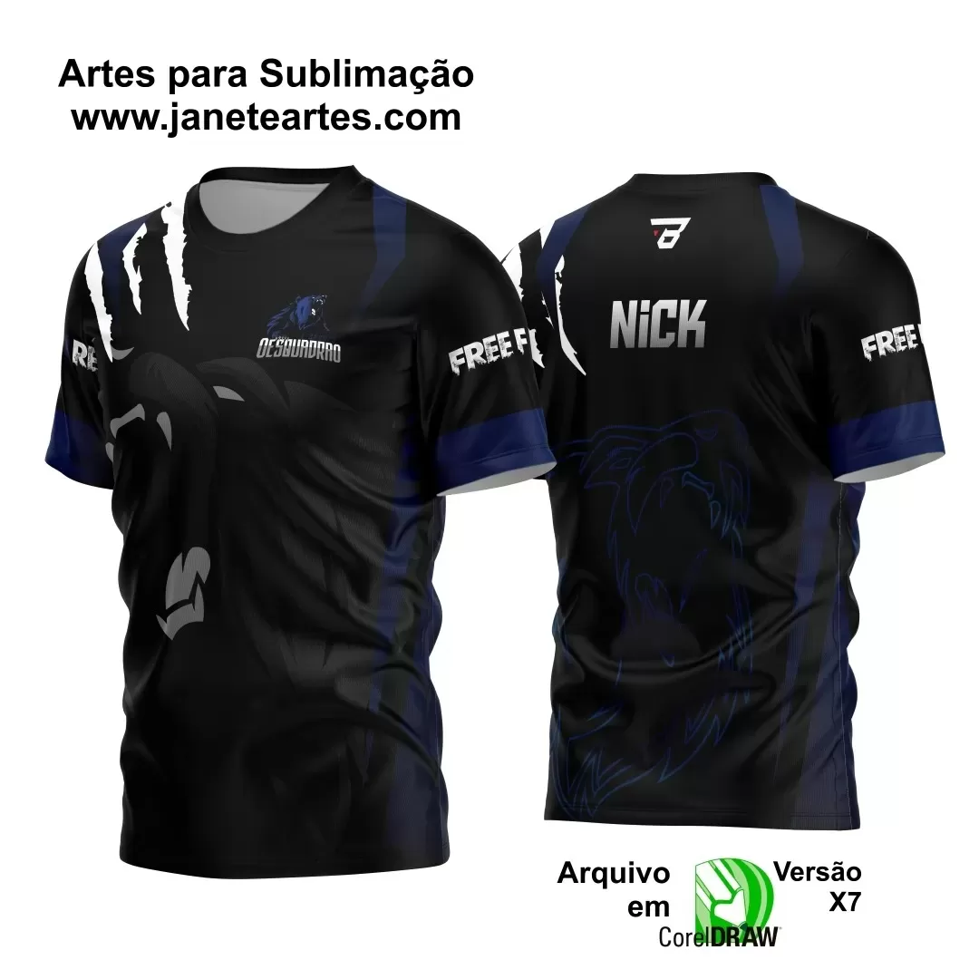 Arte Estampa Camisa - Game 2024 - 2025