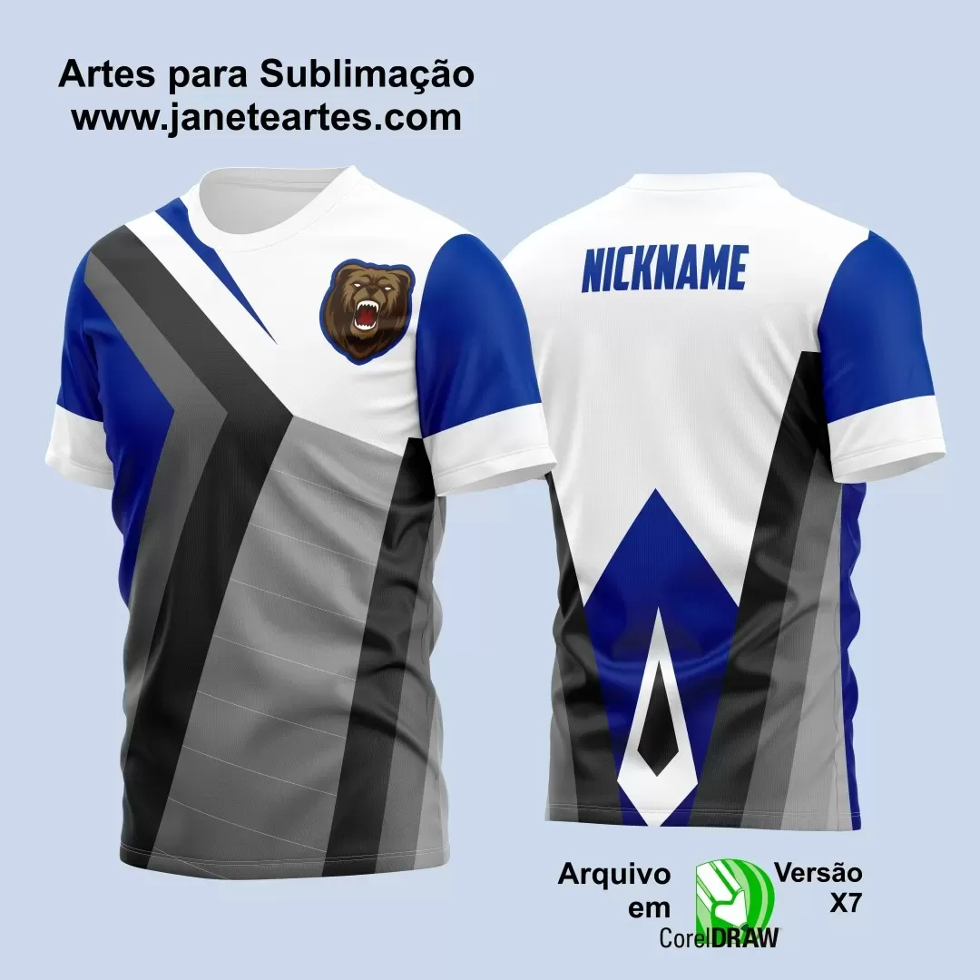 Arte Estampa Camisa - Game 2024 - 2025