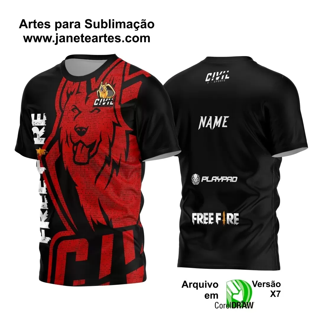 Arte Estampa Camisa - Game 2024 - 2025