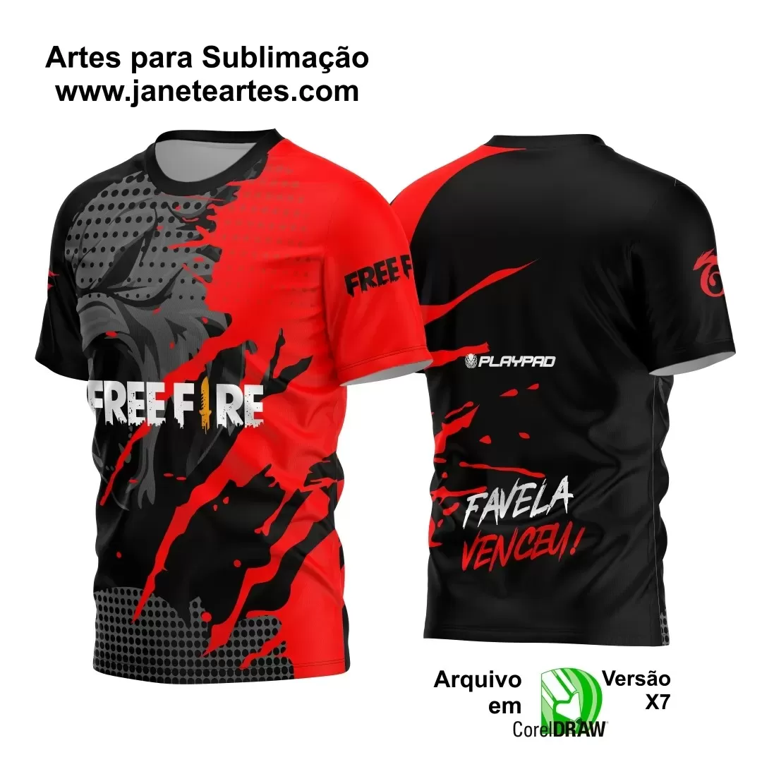 Arte Estampa Camisa - Game 2024 - 2025