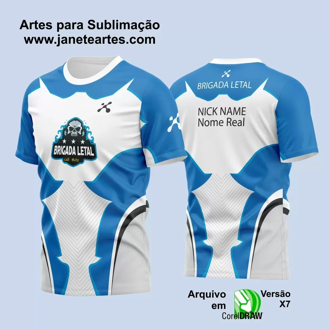 Arte Estampa Camisa - Game 2024 - 2025