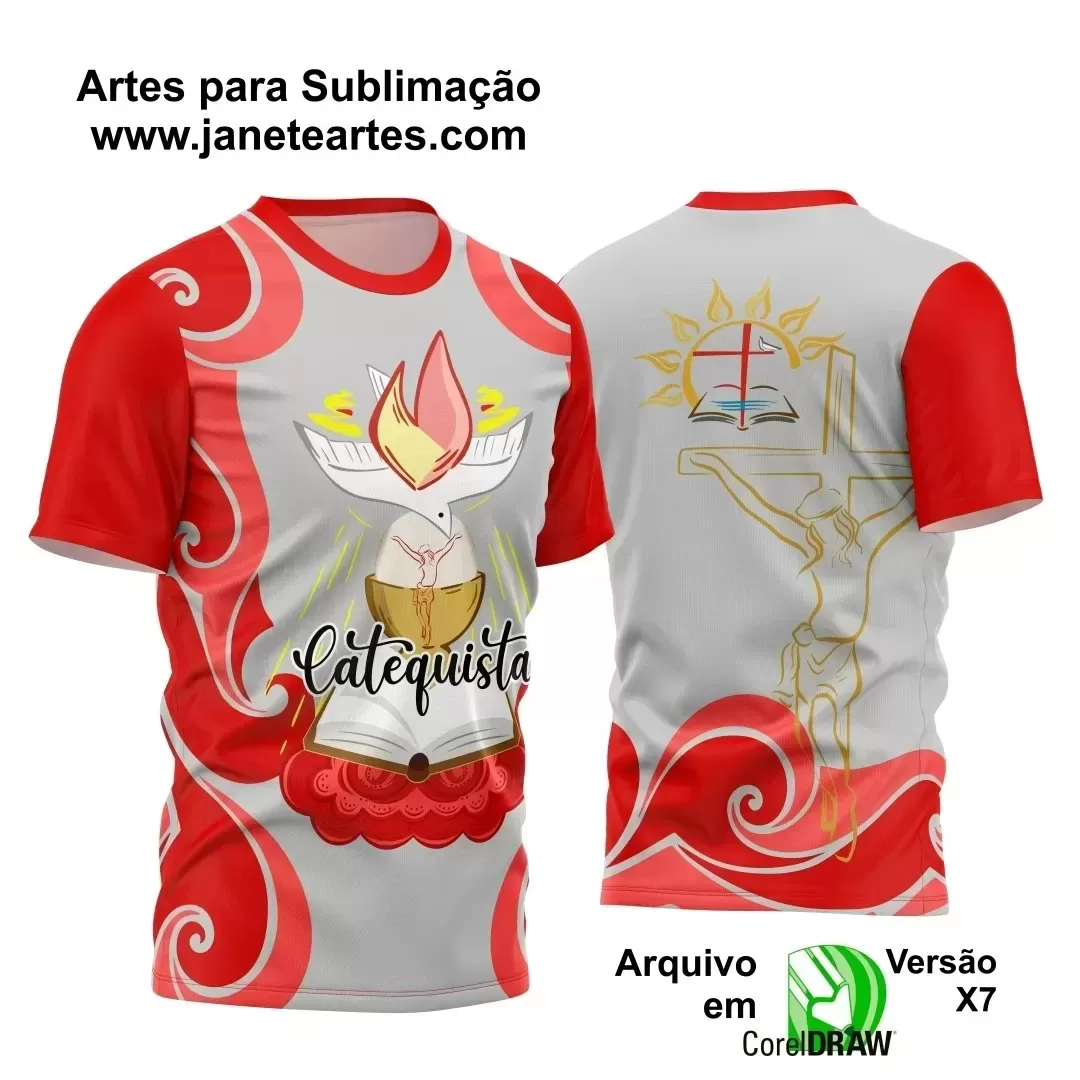 Arte Estampa - Camisa Religião - Catequista - 2024 - 2025