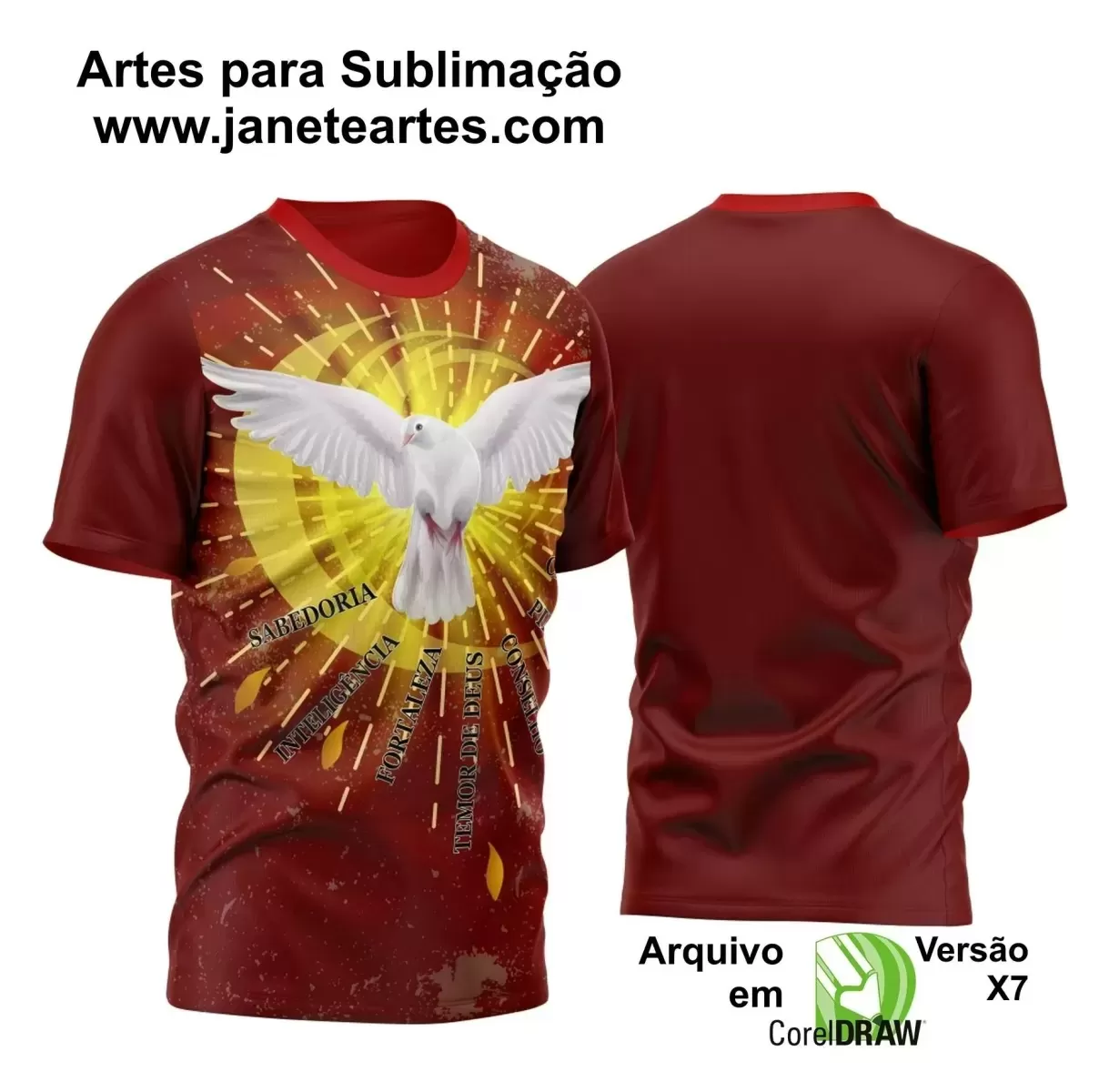 Arte Estampa - Camisa Religião - Crisma - 2024 - 2025