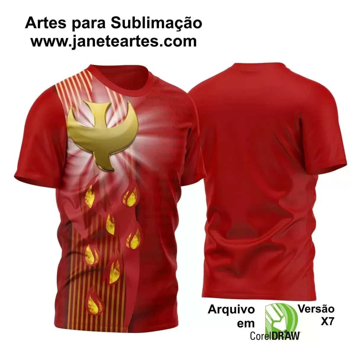 Arte Estampa - Camisa Religião - Crisma - 2024 - 2025