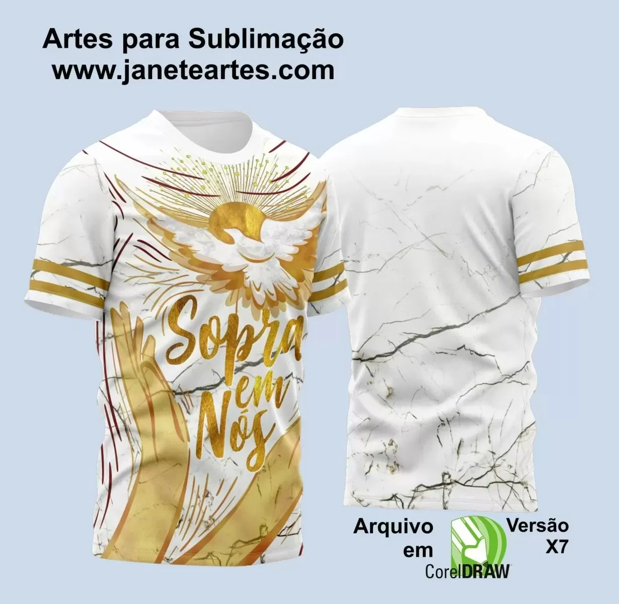 Arte Estampa - Camisa Religião - Crisma - 2024 - 2025