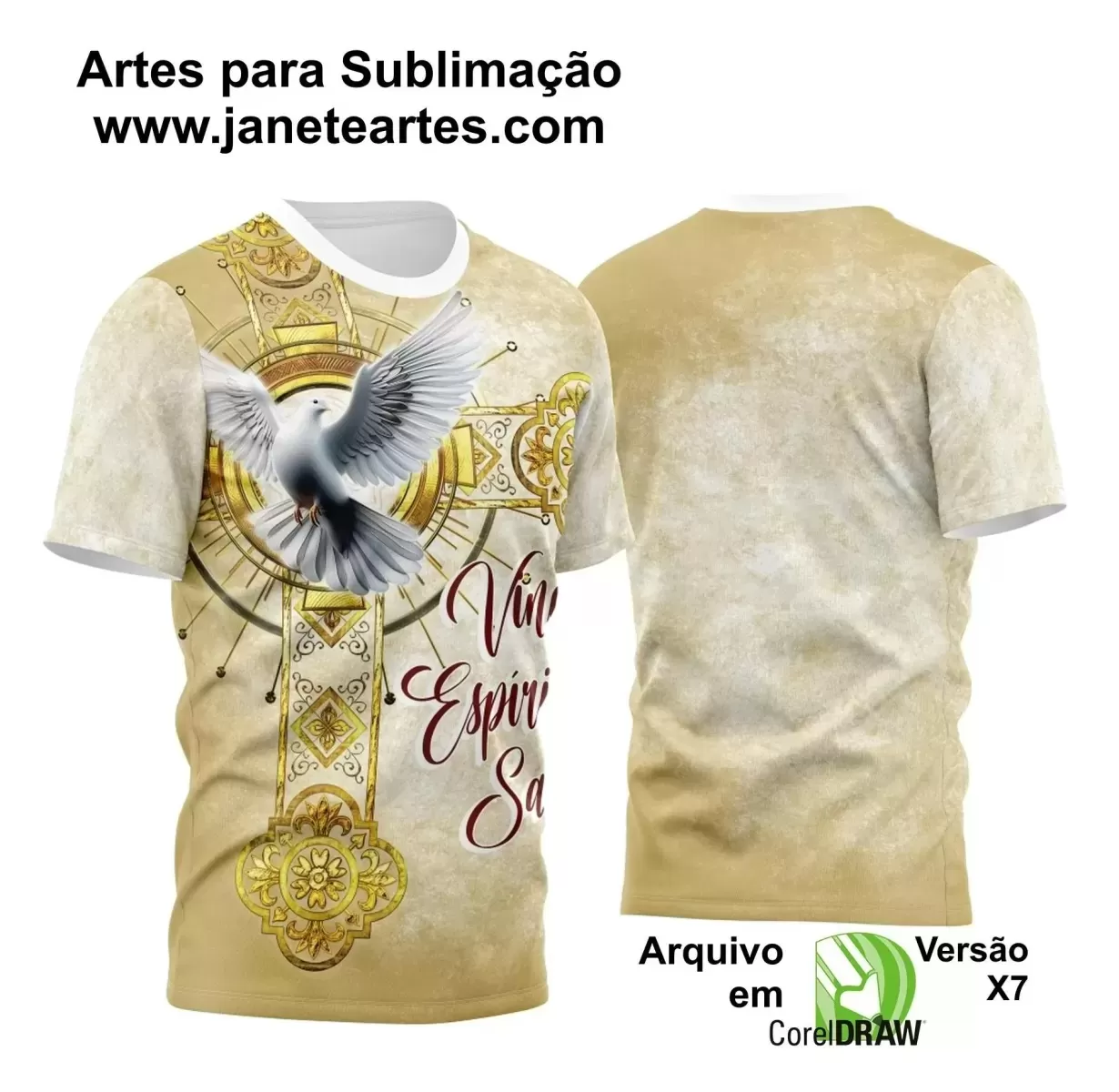 Arte Estampa - Camisa Religião - Crisma - 2024 - 2025