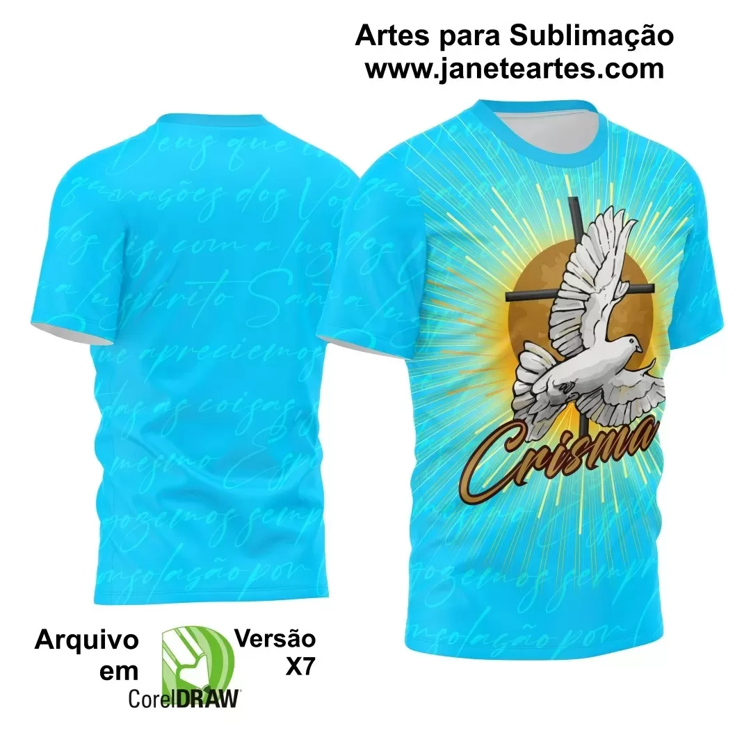 Arte Estampa - Camisa Religião - Crisma - 2024 - 2025