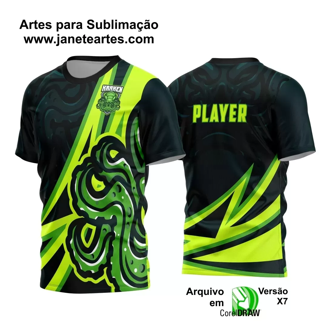 Arte Estampa - Camisa Verde - Game 2024 - 2025