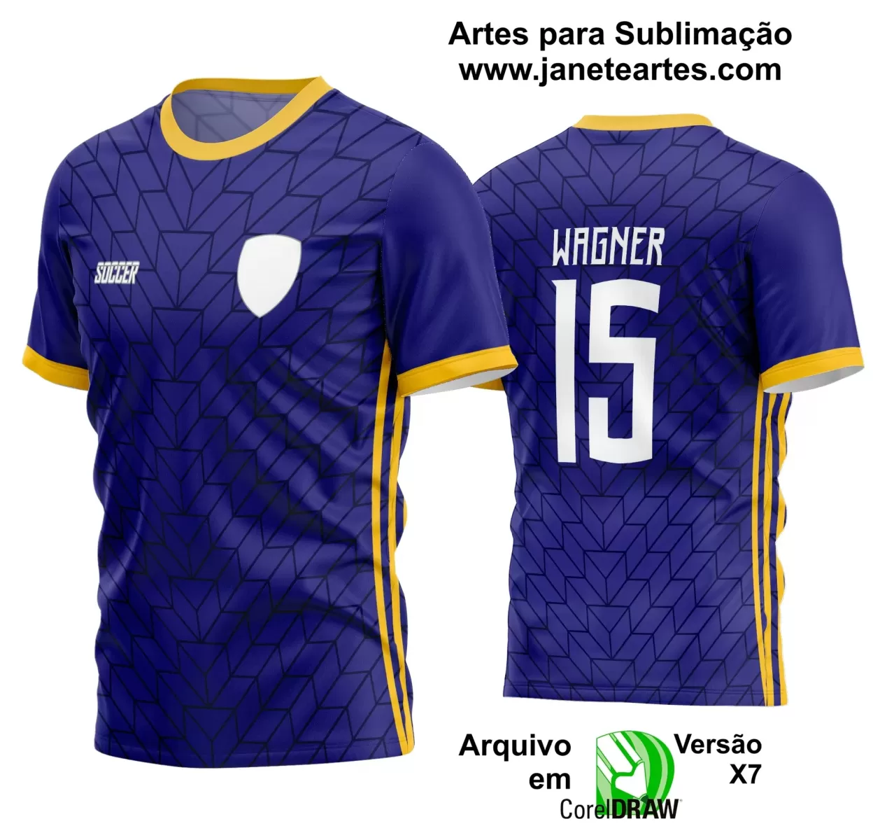 Arte Estampa Camisa Vetor - Interclasse 2024 - Jogos Internos 2024 - Time Amador - Futebol 2024