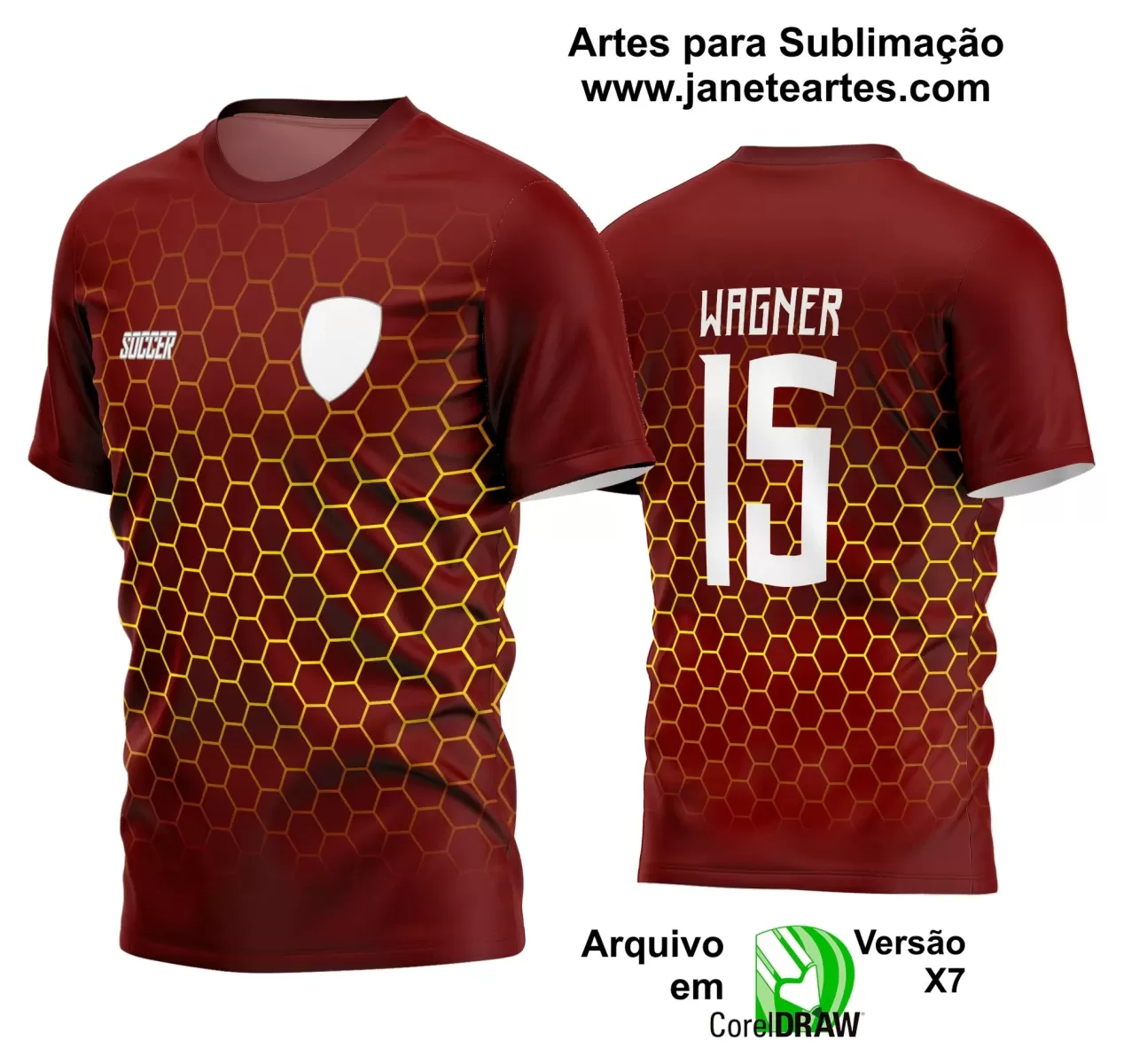 Arte Estampa Camisa Vetor - Interclasse 2024 - Jogos Internos 2024 - Time Amador - Futebol 2024