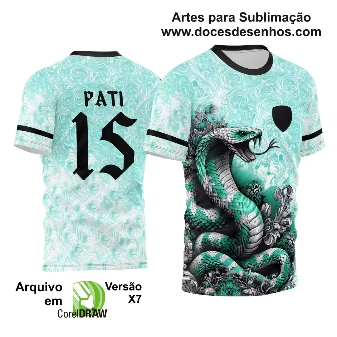 Arte Estampa - Camisa de Interclasse - Cobra - Serpente  2024-2025