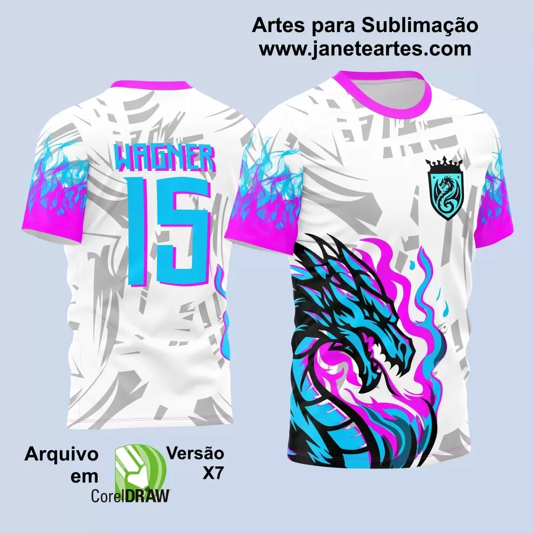 Arte Estampa - Camisa de Interclasse - Dragão 2024-2025