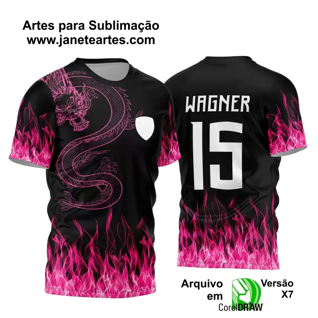 Arte Estampa - Camisa de Interclasse - Dragão 2024-2025