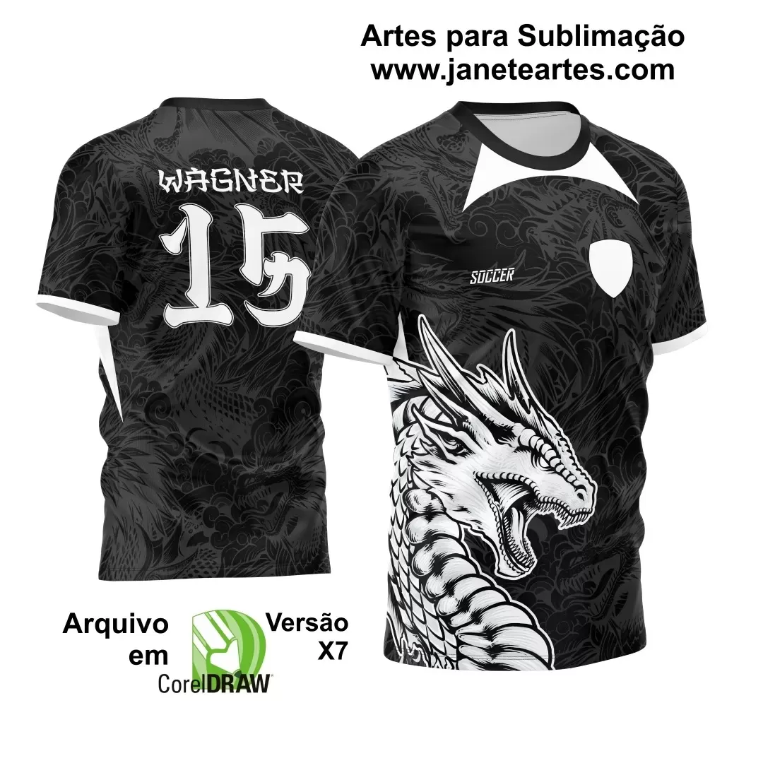 Arte Estampa - Camisa de Interclasse - Dragão 2024-2025