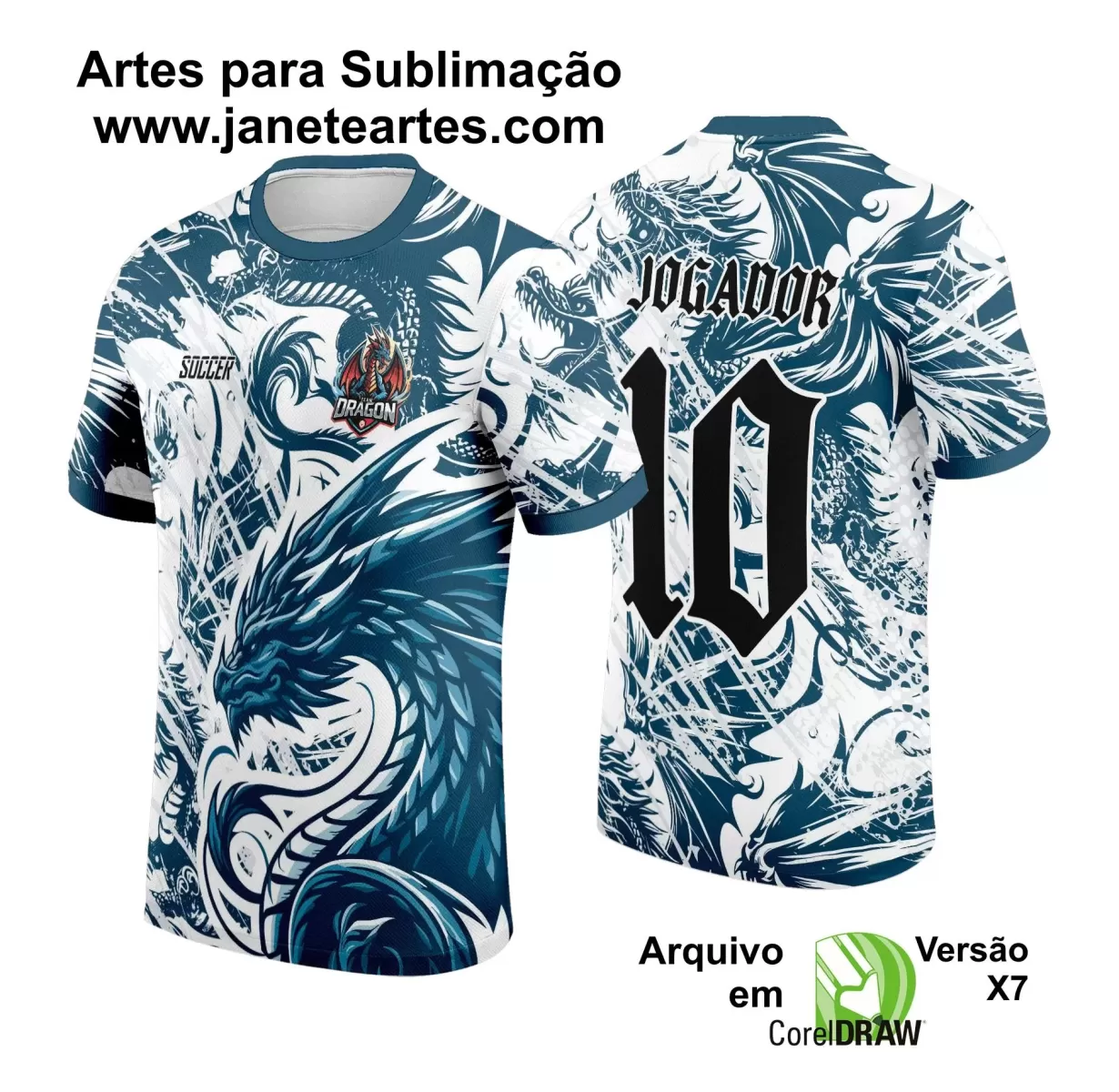 Arte Estampa - Camisa de Interclasse - Dragão 2024-2025