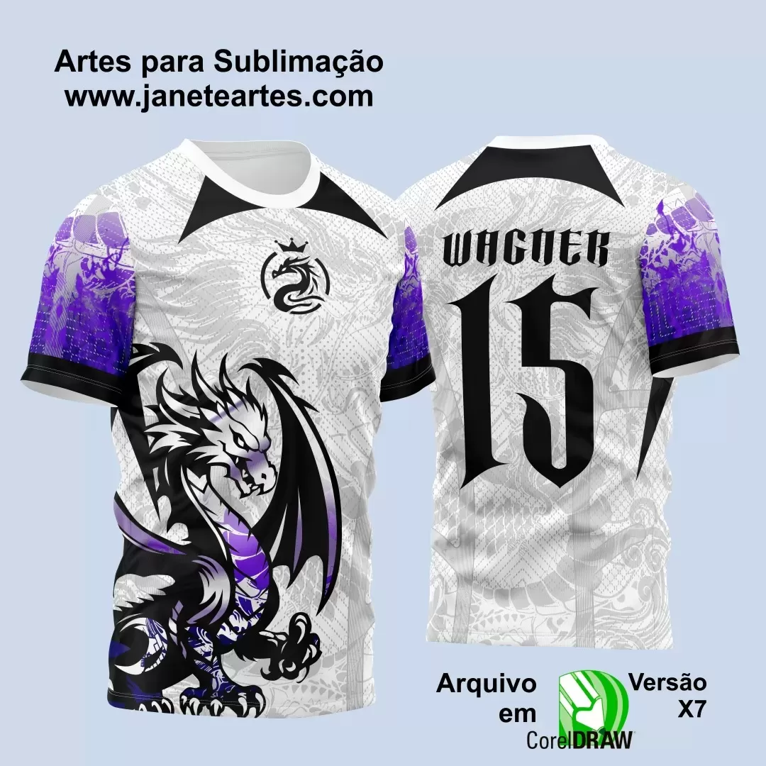 Arte Estampa - Camisa de Interclasse - Dragão 2024-2025