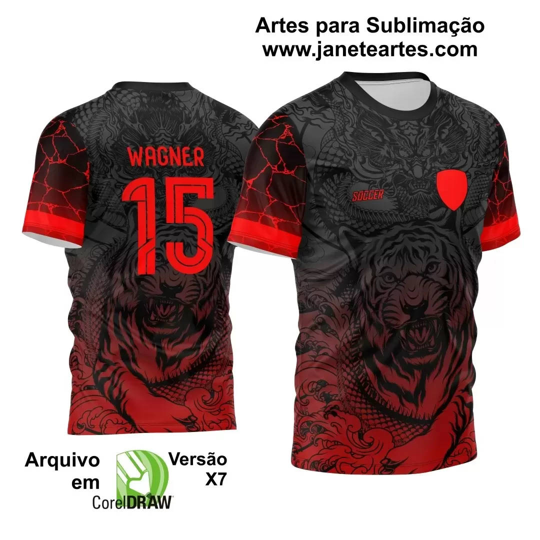 Arte Estampa - Camisa de Interclasse - Dragão 2024-2025