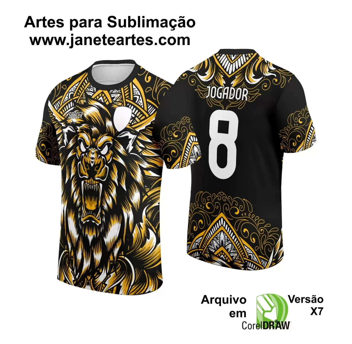 Arte Estampa - Camisa de Interclasse - Leão - 2024 - 2025