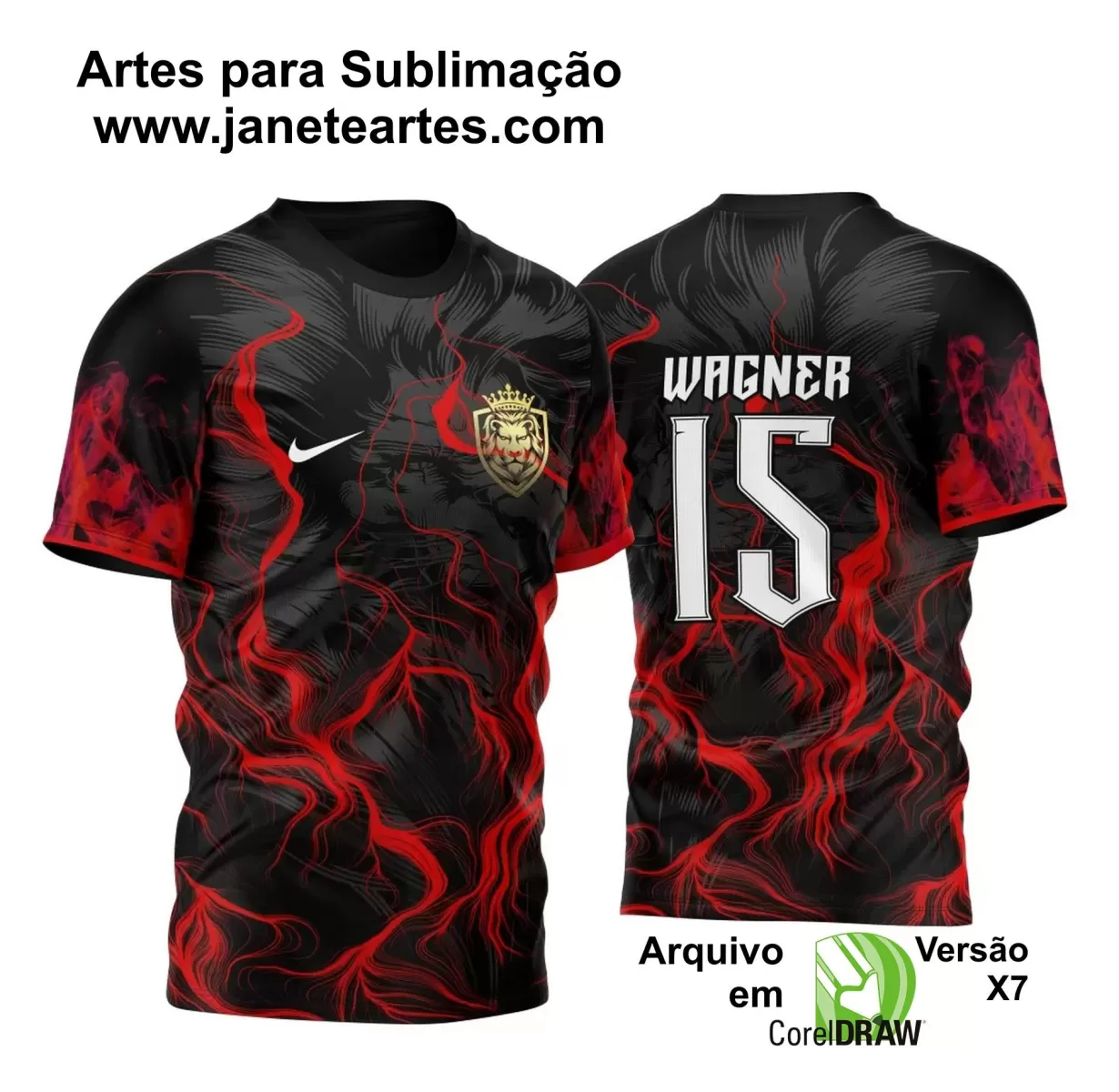 Arte Estampa - Camisa de Interclasse - Leão - 2024 - 2025