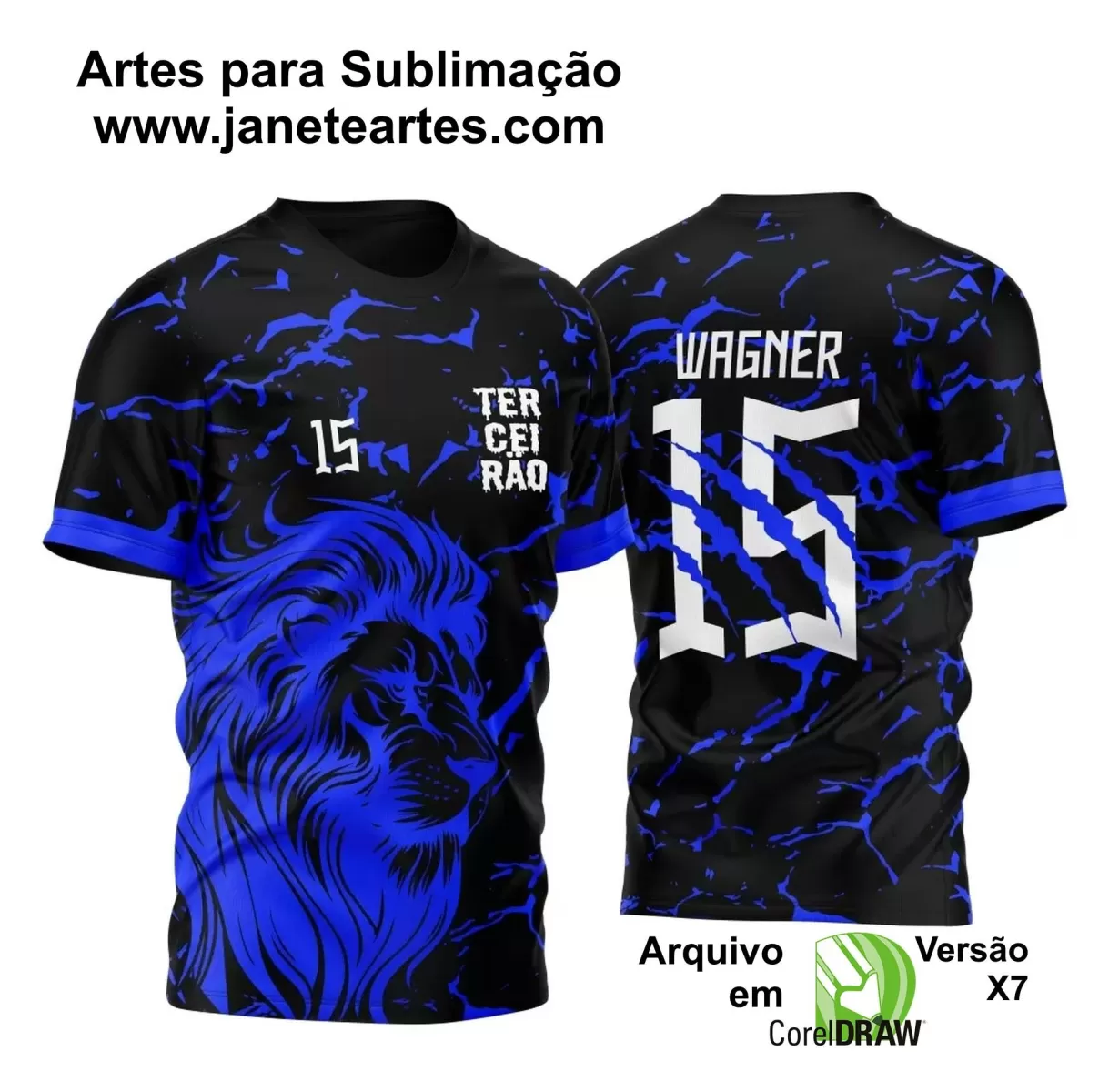 Arte Estampa - Camisa de Interclasse - Leão - 2024 - 2025