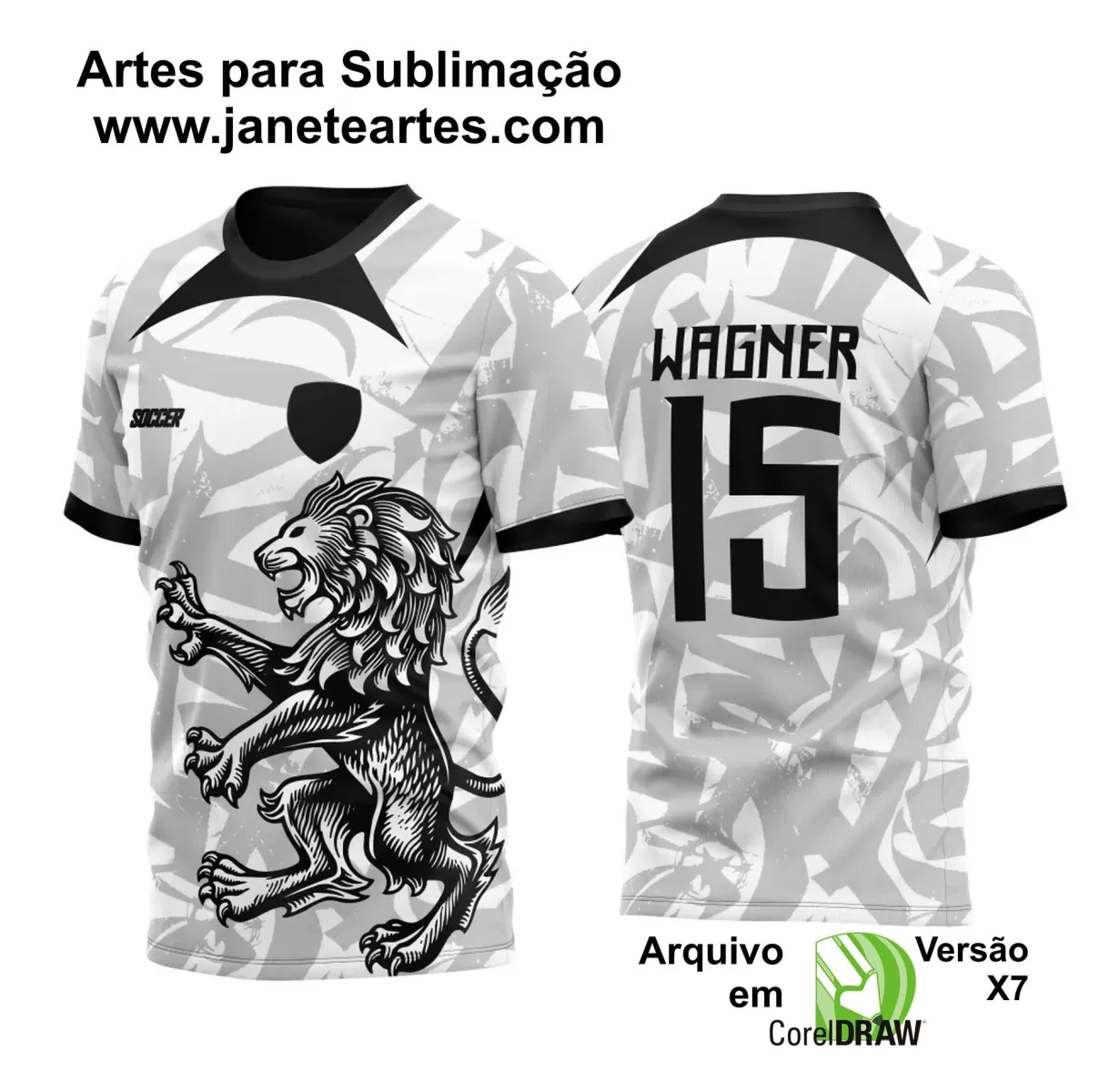 Arte Estampa - Camisa de Interclasse - Leão - 2024 - 2025