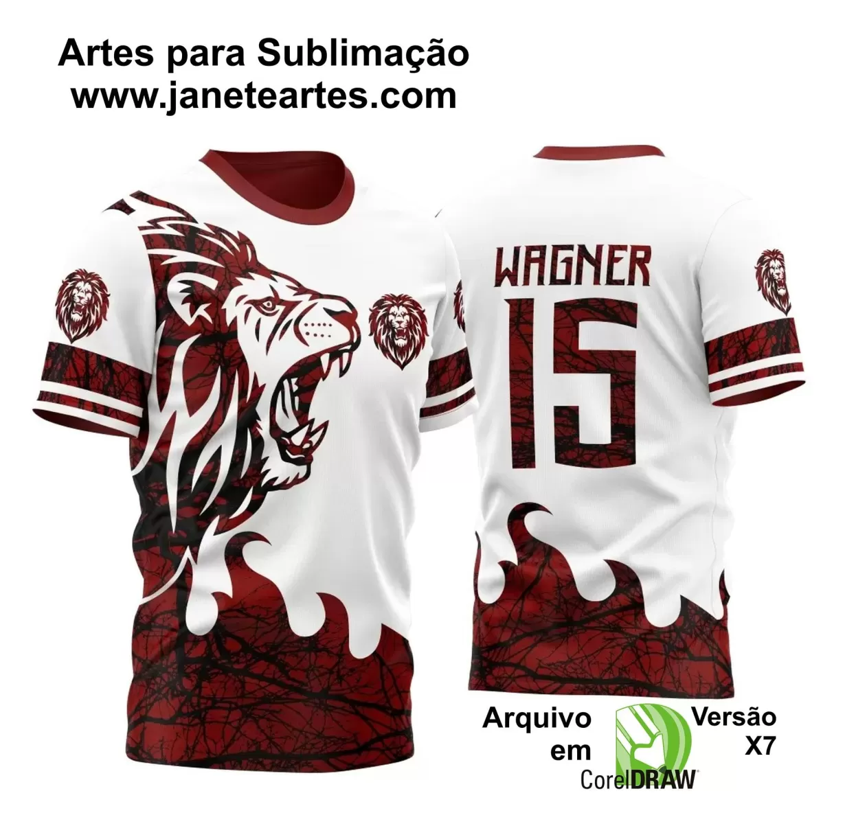 Arte Estampa - Camisa de Interclasse - Leão - 2024 - 2025