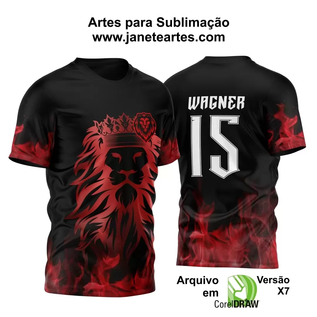 Arte Estampa - Camisa de Interclasse - Leão - 2024 - 2025