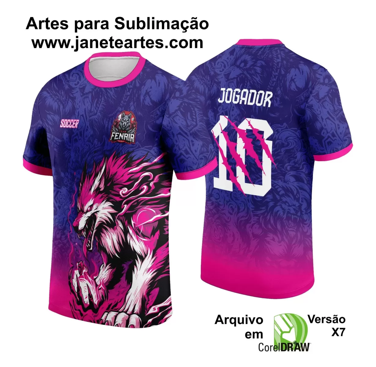 Arte Estampa - Camisa de Interclasse Lobo - 2024-2025