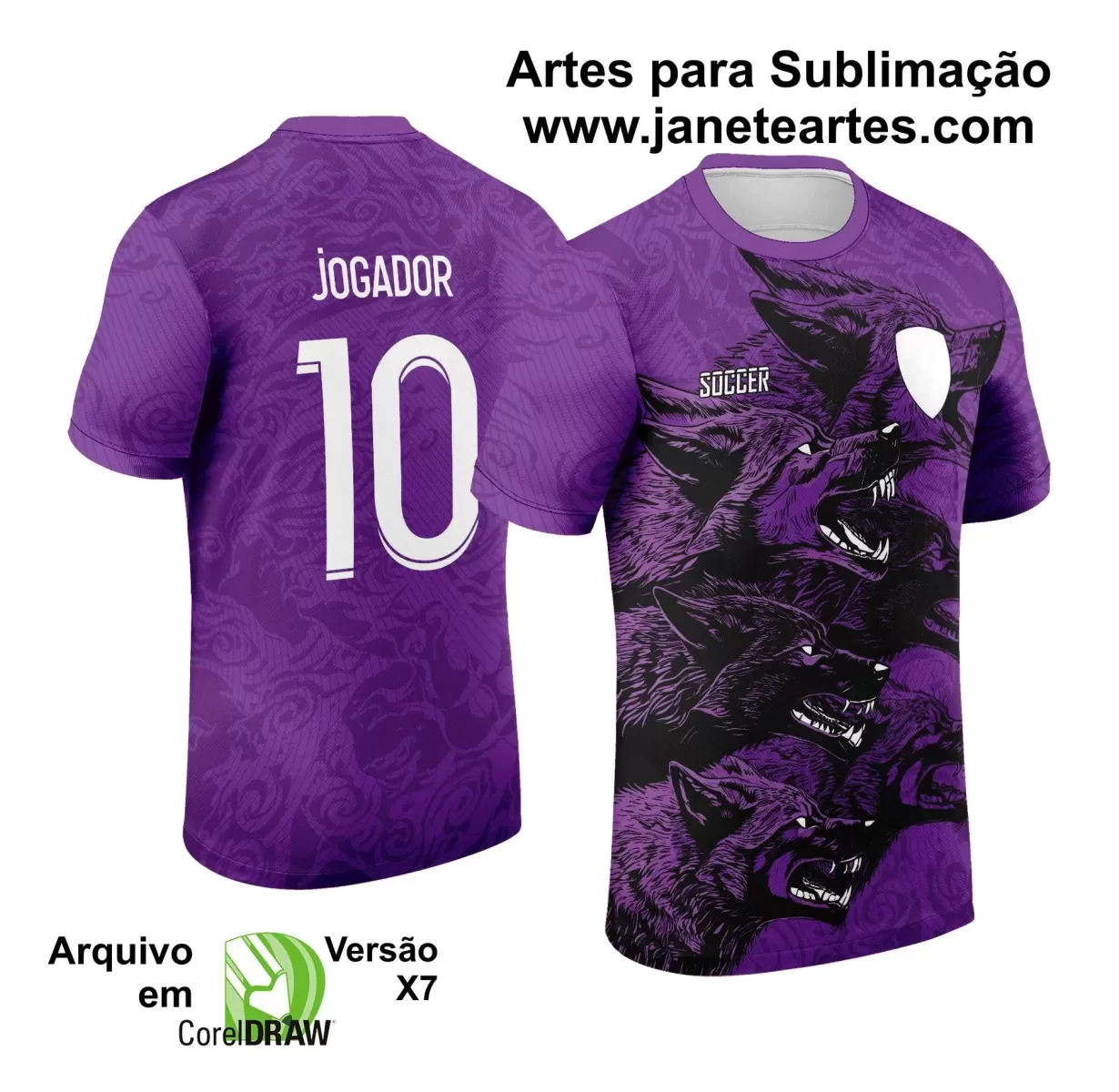 Arte Estampa - Camisa de Interclasse Lobo - 2024-2025