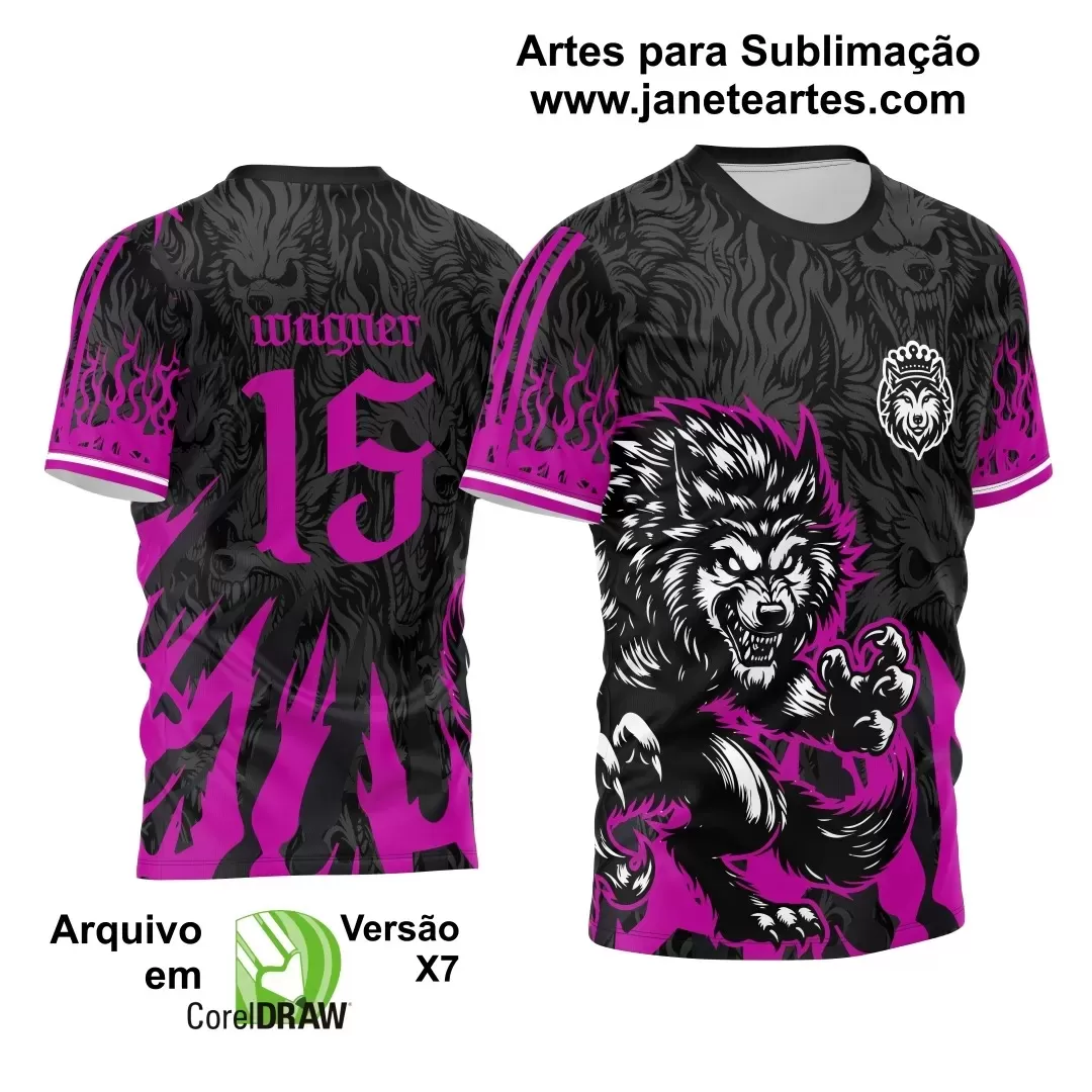 Arte Estampa - Camisa de Interclasse Lobo - 2024-2025