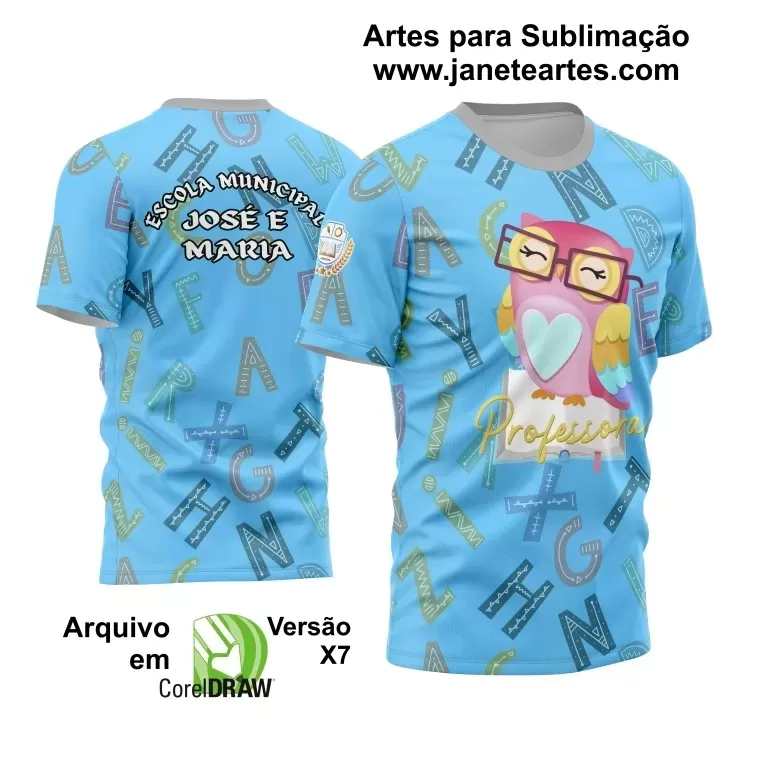 Arte Estampa - Camisa de Professora - 2024 - 2025