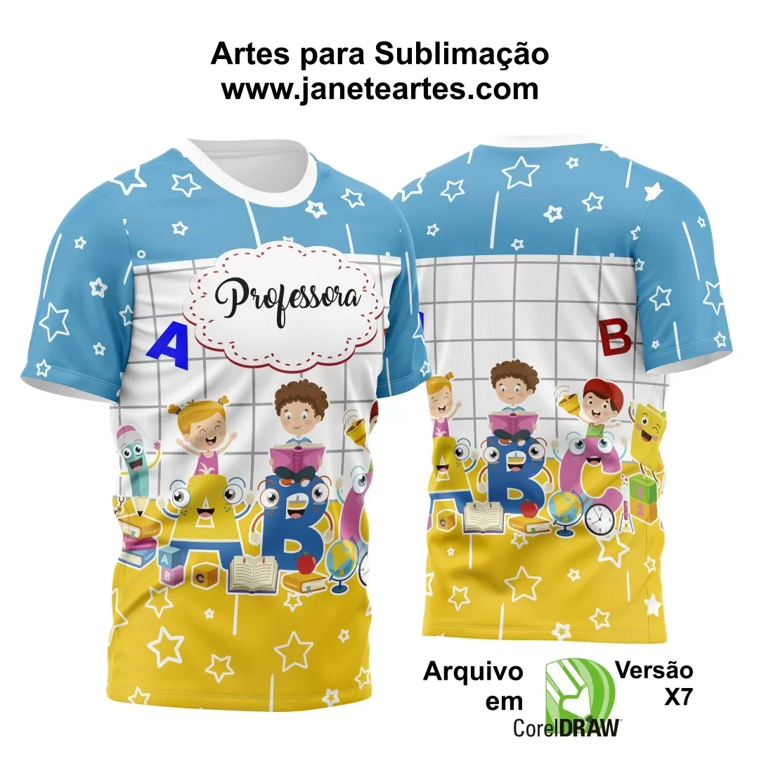 Arte Estampa - Camisa de Professora - 2024 - 2025