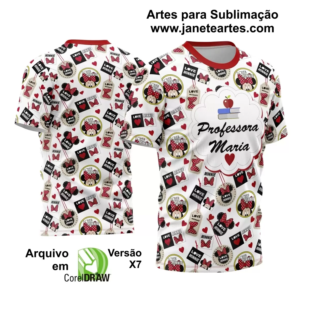 Arte Estampa - Camisa de Professora - 2024 - 2025