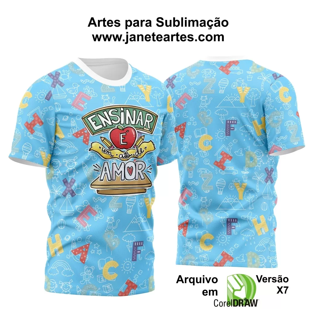 Arte Estampa - Camisa de Professora - 2024 - 2025