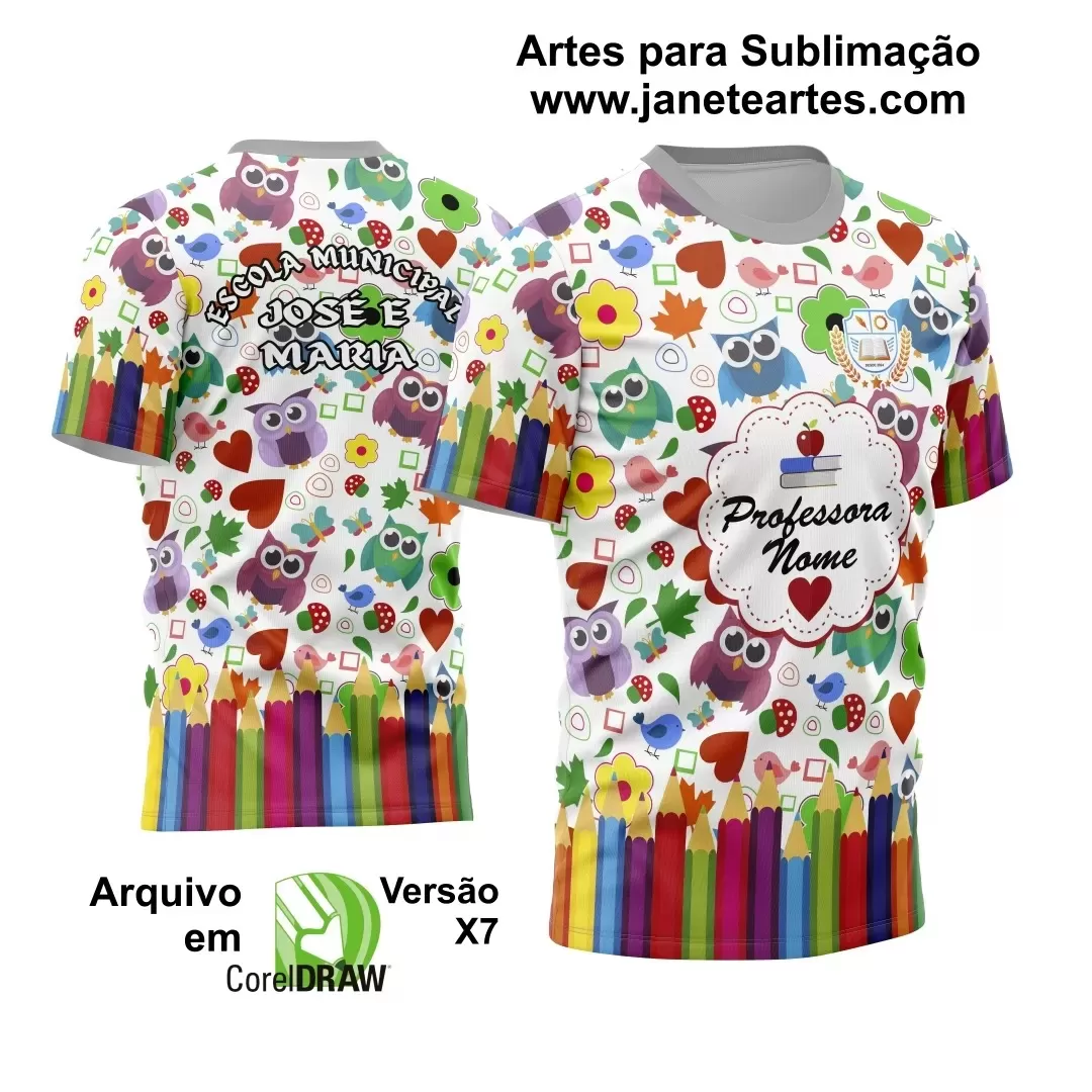 Arte Estampa - Camisa de Professora - 2024 - 2025