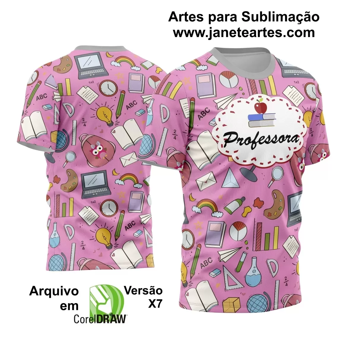 Arte Estampa - Camisa de Professora - 2024 - 2025