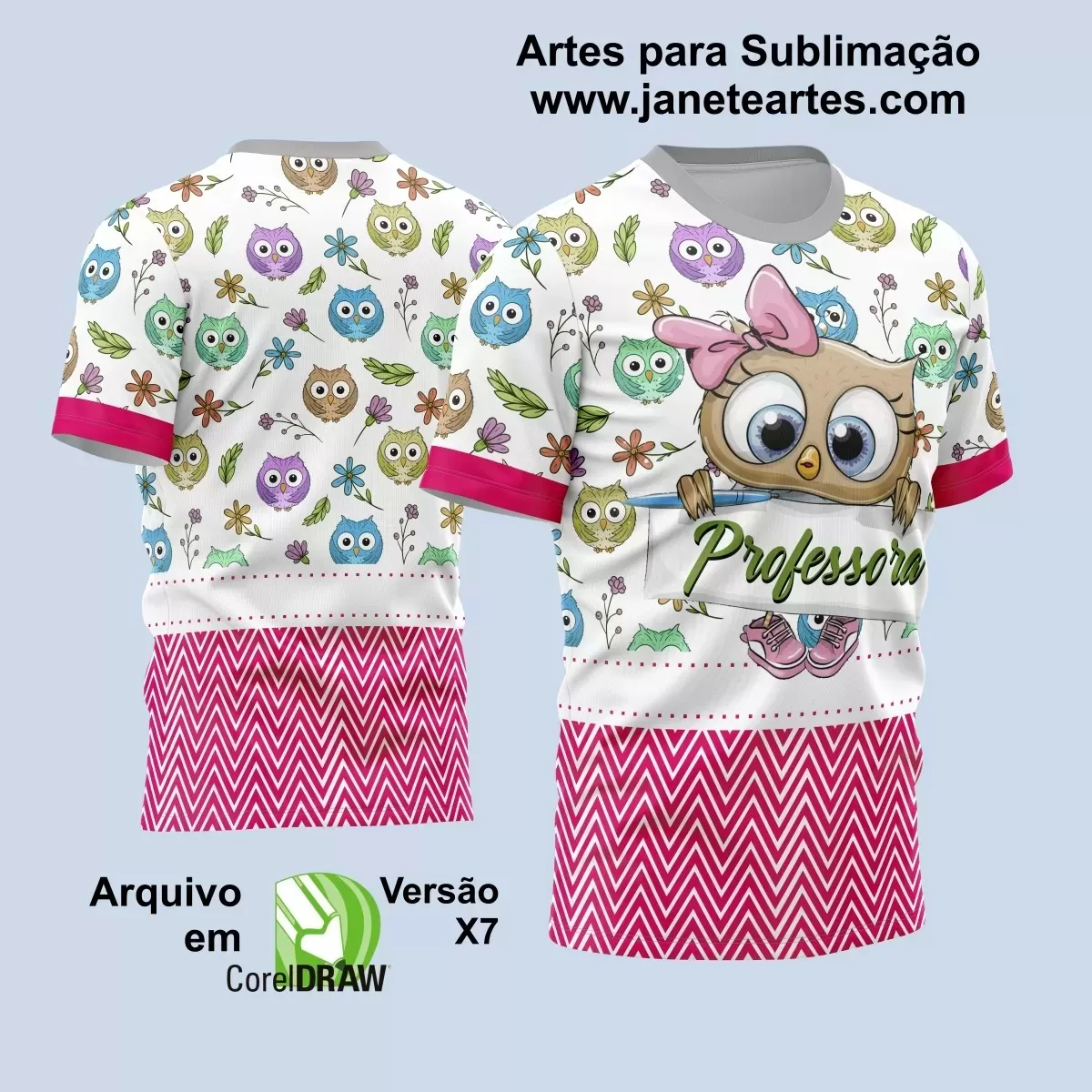 Arte Estampa - Camisa de Professora - 2024 - 2025