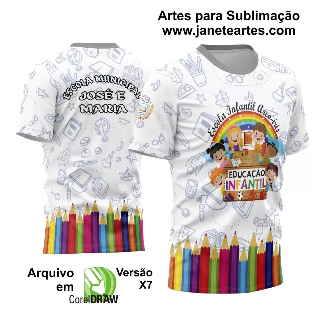 Arte Estampa - Camisa de Professora - 2024 - 2025