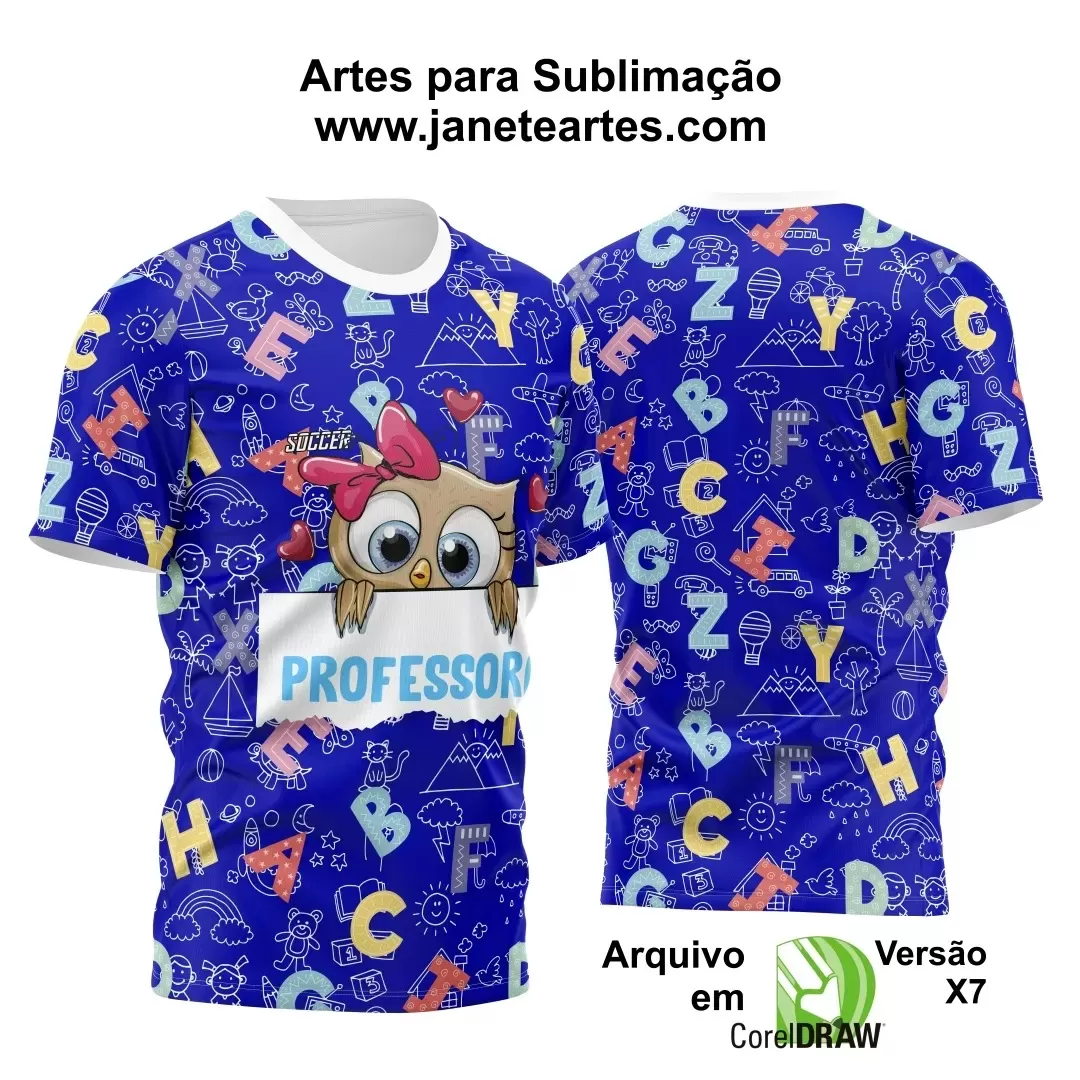 Arte Estampa - Camisa de Professora - 2024 - 2025