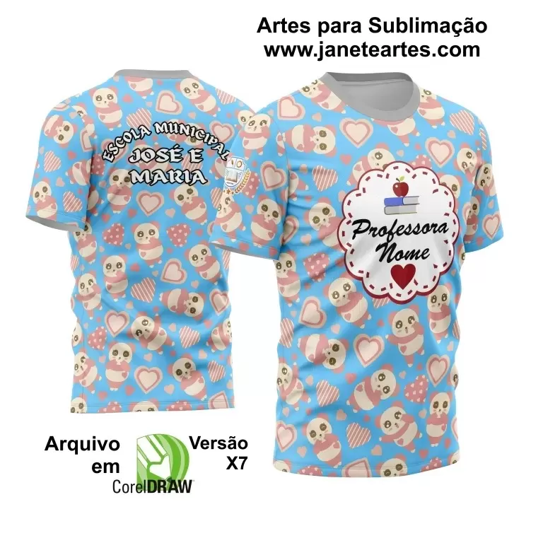 Arte Estampa - Camisa de Professora - 2024 - 2025