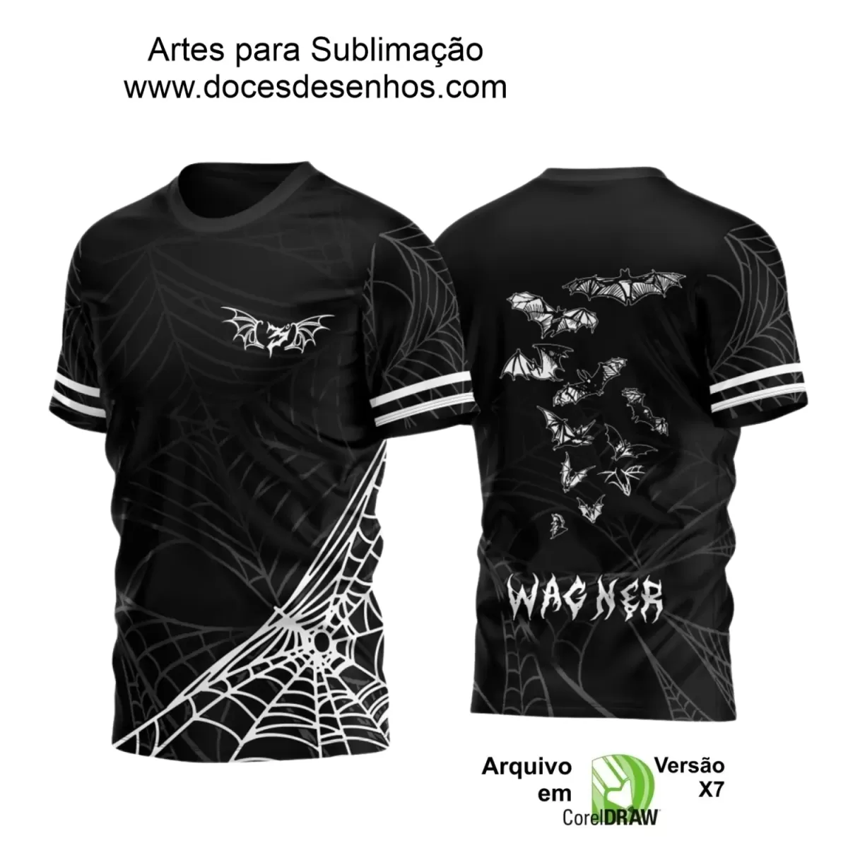 Arte Estampa Camiseta Escolar - Interclasse 2024 – 2025 - Morcegos